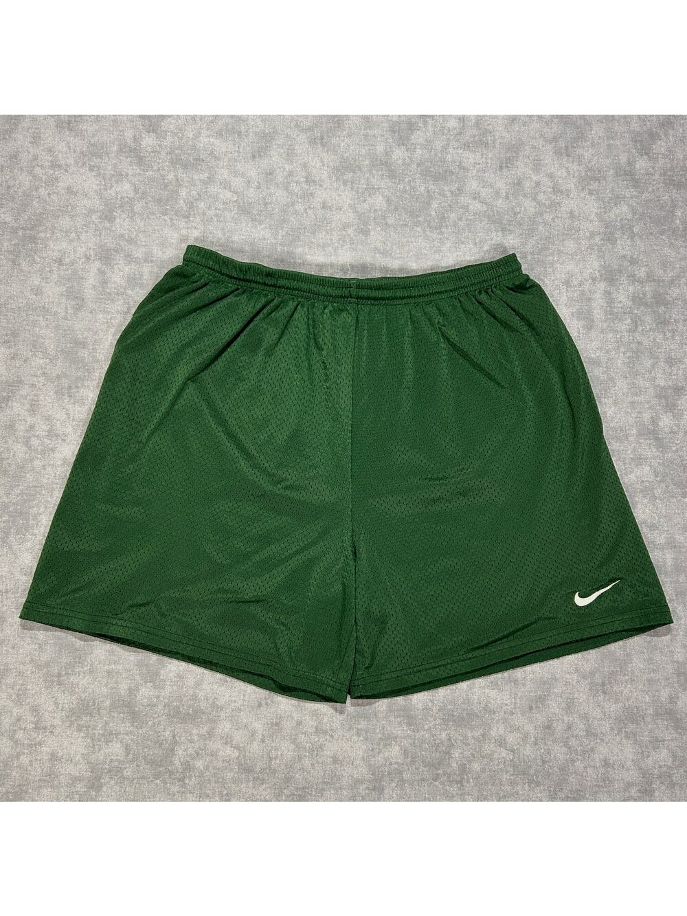 VTG 90s Nike green mesh baggy athletic workout streetwear shorts mens XL